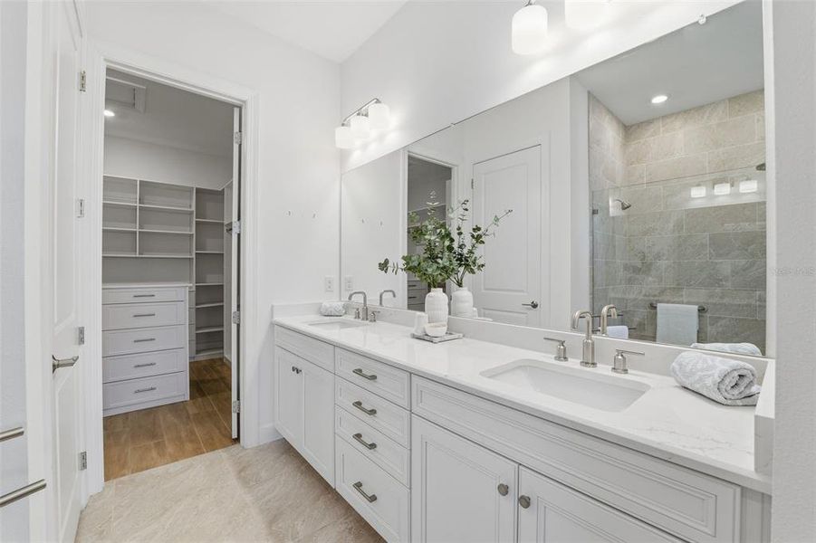 Furnished interior view inside a new home in , Wesley Chapel (Image 25). Furnished interior view inside a new home in , Wesley Chapel (Image 25).