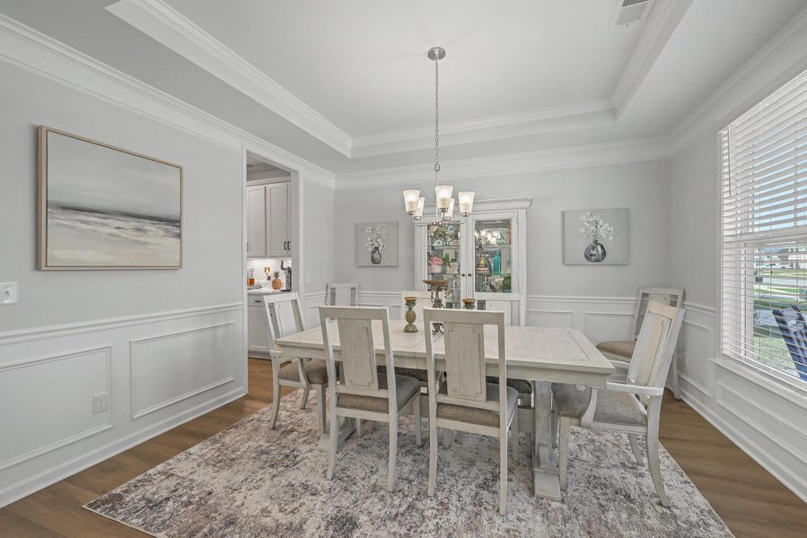 Furnished interior view inside a new home in Parker's Preserve, Ridgeville (Image 8).