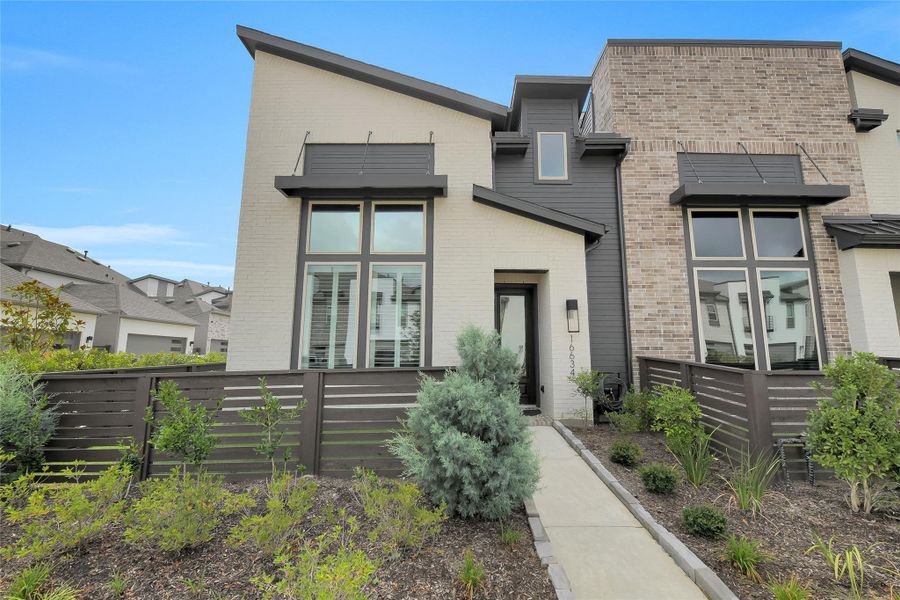 The association manages the mowing, annual mulching, and the irrigation system.