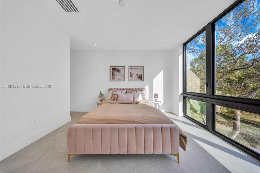 Furnished interior view inside a new home in , Miami (Image 46). Furnished interior view inside a new home in , Miami (Image 46).