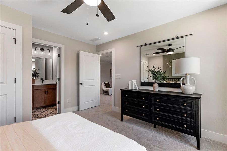 Furnished interior view inside a new home in Berkeley Mill, Cumming (Image 12).