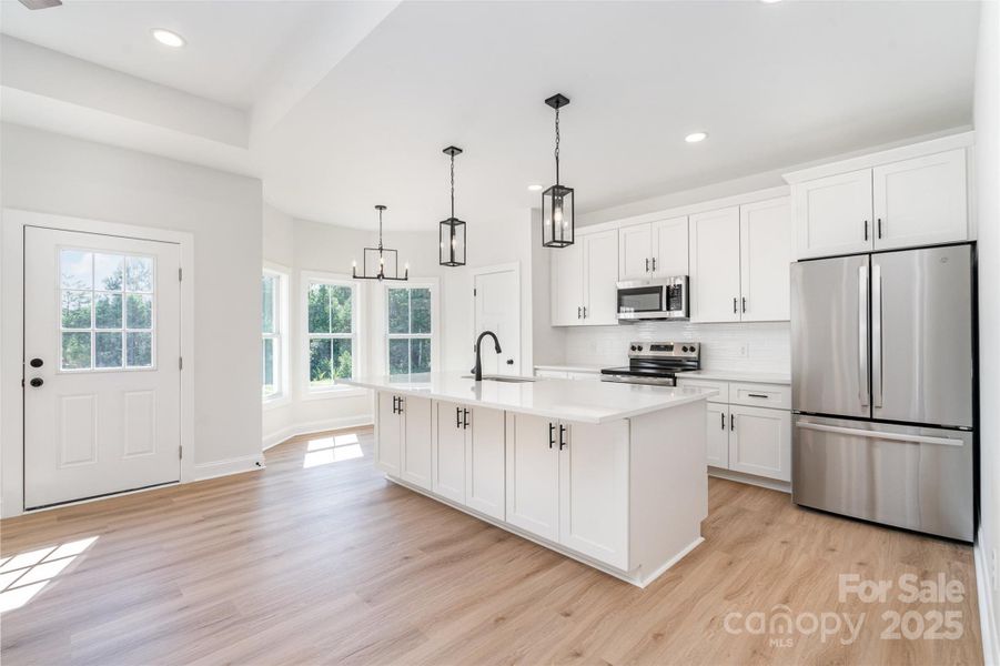 Furnished interior view inside a new home in , China Grove (Image 4).