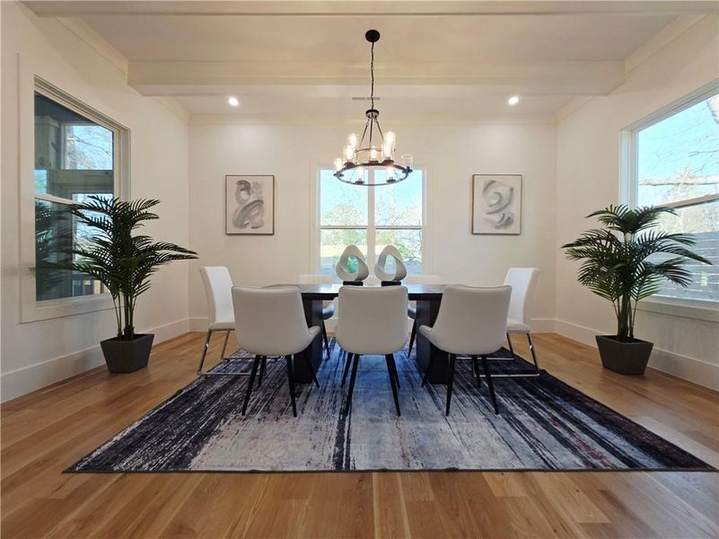 Furnished interior view inside a new home in , Atlanta (Image 19). Furnished interior view inside a new home in , Atlanta (Image 19).