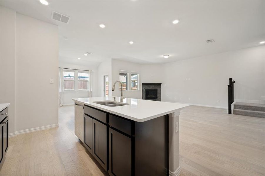 Furnished interior view inside a new home in The Villages of Hurricane Creek, Anna (Image 7).