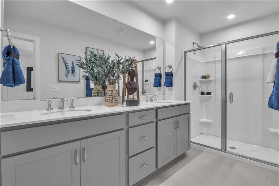 Furnished interior view inside a new home in Riverside Ridge, Lawrenceville (Image 28).