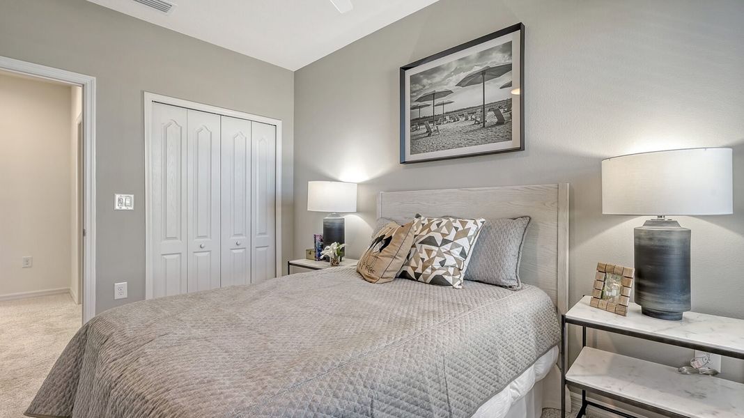 Representative furnished interior of a home built from the Morgan by Neal Communities in Grand Park, Sarasota (Image 36).
