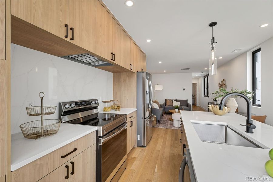 Furnished interior view inside a new home in , Denver (Image 16).