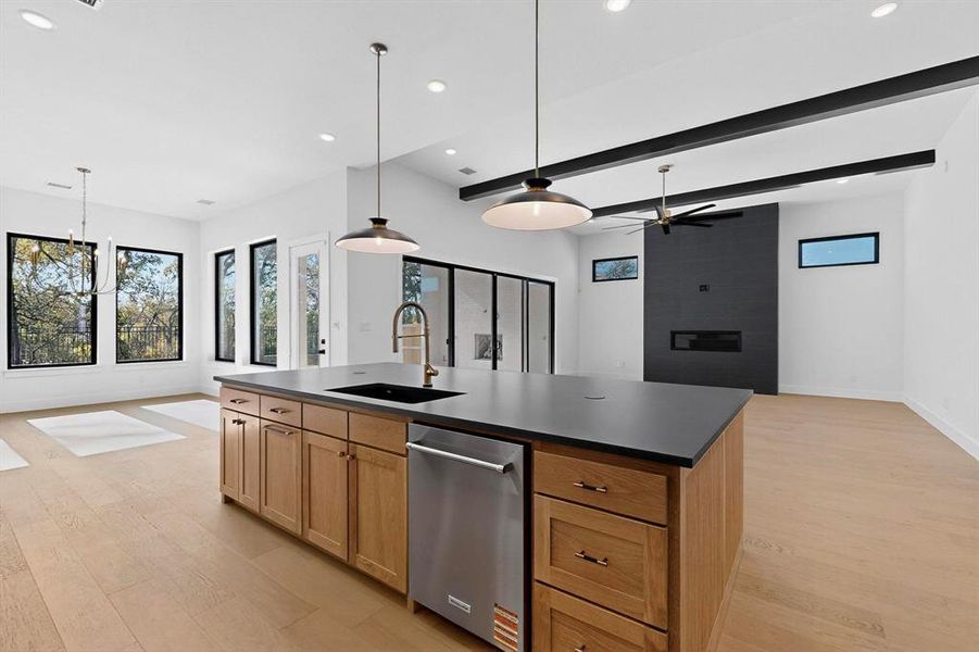 Furnished interior view inside a new home in , Arlington (Image 18).