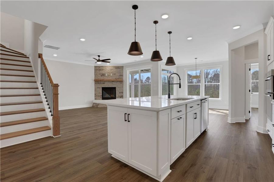 Furnished interior view inside a new home in Marble Tree, Ball Ground (Image 13).