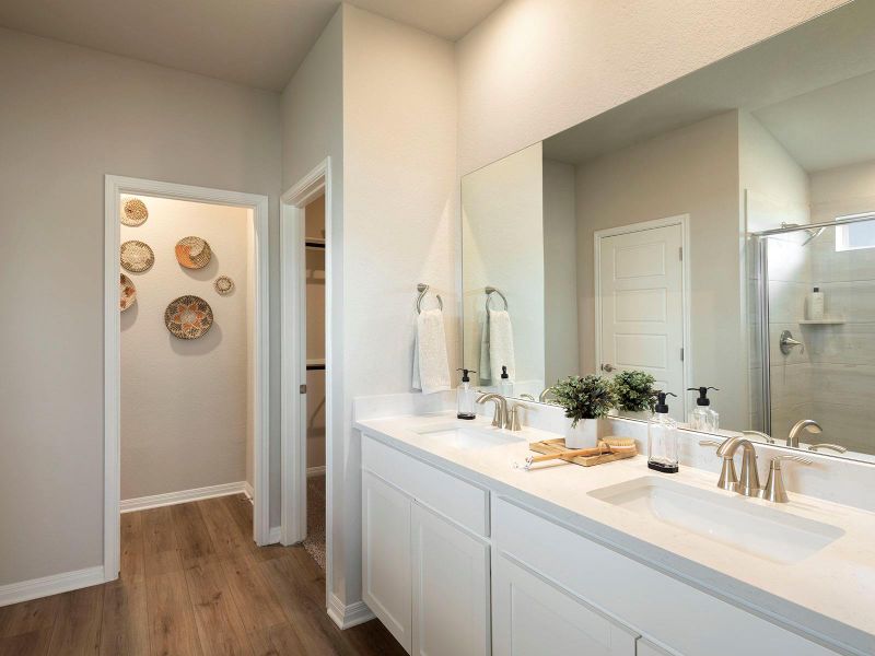 Photo is not of the actual home, but is an inspirational photo of builder’s model home and may depict options, furnishings, and/or decorator features that are not included
