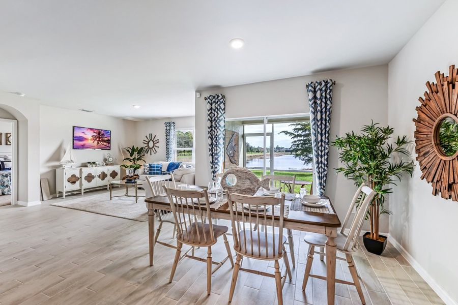 Representative furnished interior of a home built from the Cali by D.R. Horton in Magnolia Landing Express, North Fort Myers (Image 6).