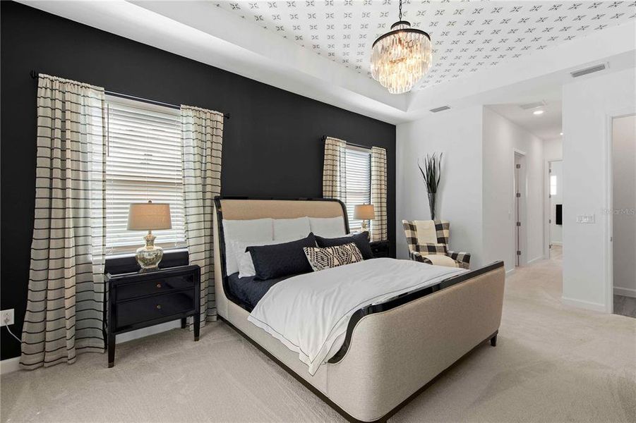 Furnished interior view inside a new home in Harbor East: Estate Homes, Port Charlotte (Image 21). Furnished interior view inside a new home in Harbor East: Estate Homes, Port Charlotte (Image 21).