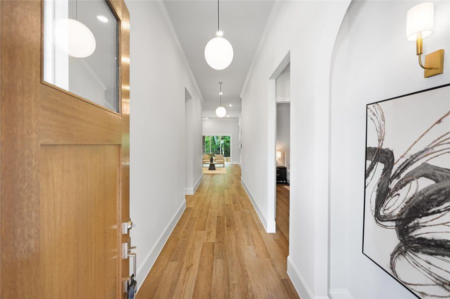 Furnished interior view inside a new home in Bentwater, Montgomery (Image 3). Furnished interior view inside a new home in Bentwater, Montgomery (Image 3).