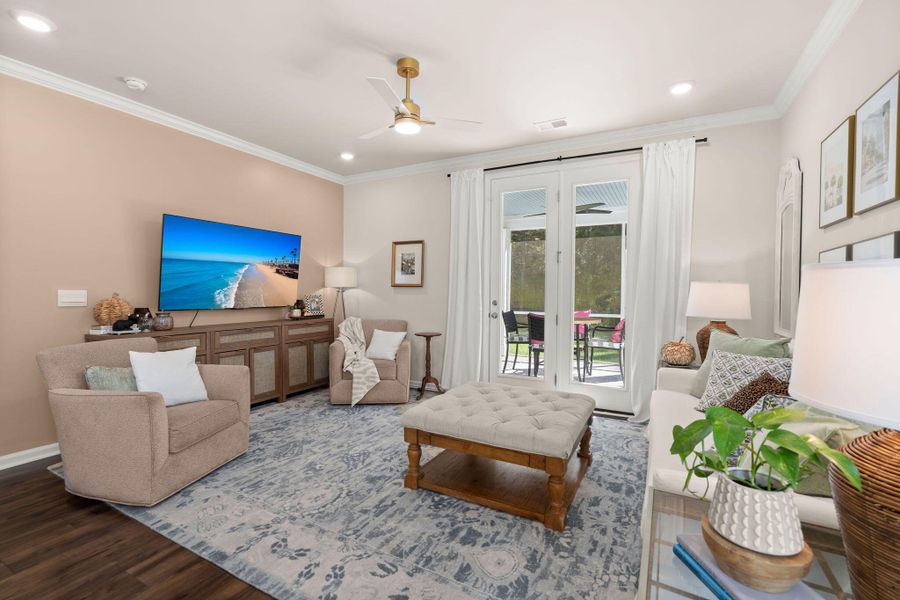 Furnished interior view inside a new home in The Ponds, Summerville (Image 8). Furnished interior view inside a new home in The Ponds, Summerville (Image 8).