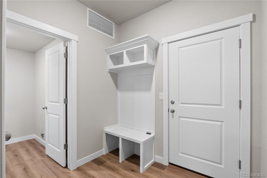 Mud room /garage exit