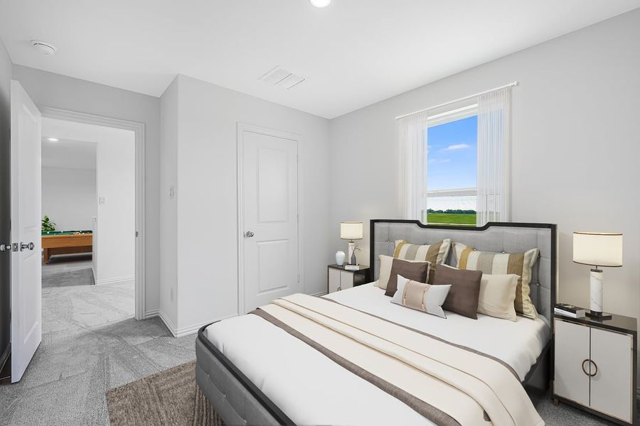 Furnished interior view inside a new home in River Ridge, Crandall (Image 12).