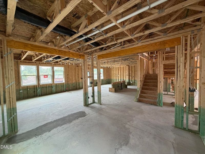 In-progress construction of a new home in Wendell Ridge, Wendell, NC (Image 32). In-progress construction of a new home in Wendell Ridge, Wendell, NC (Image 32).