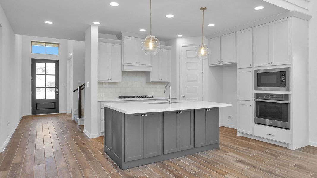 Furnished interior view inside a new home in Candela South 50', Richmond (Image 4). Furnished interior view inside a new home in Candela South 50', Richmond (Image 4).