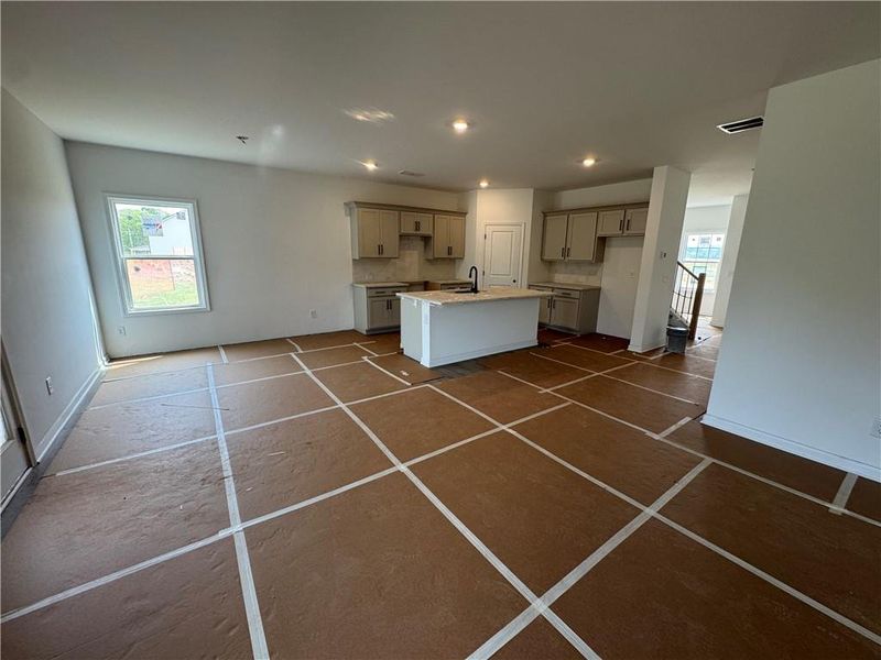 In-progress construction of a new home in Langston Reserve, Cartersville, GA (Image 23).