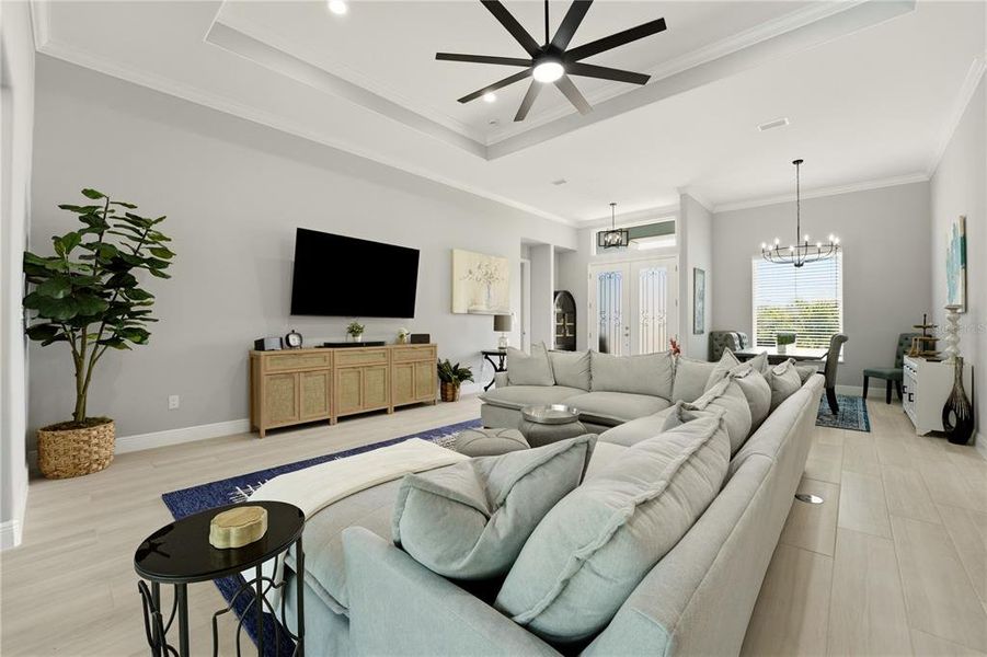 Furnished interior view inside a new home in , Rotonda West (Image 19).