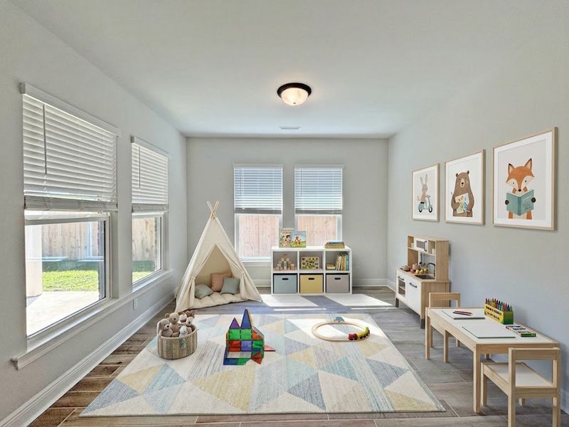 Furnished interior view inside a new home in Natureview, Freeport (Image 11).