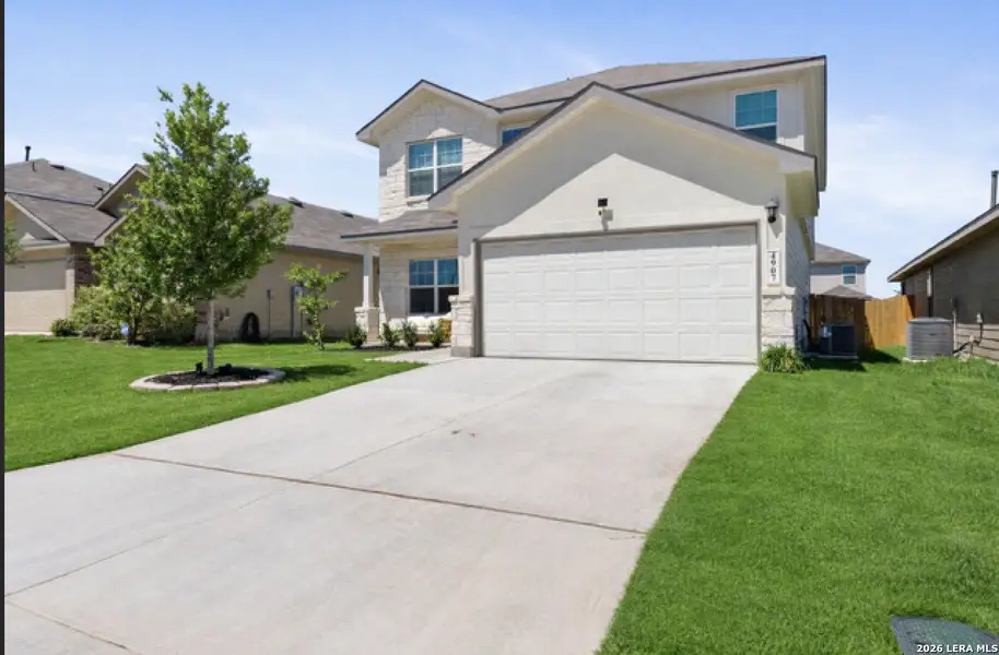 Front exterior of a new home in , San Antonio, TX, highlighting curb appeal (Image 1). Front exterior of a new home in , San Antonio, TX, highlighting curb appeal (Image 1).