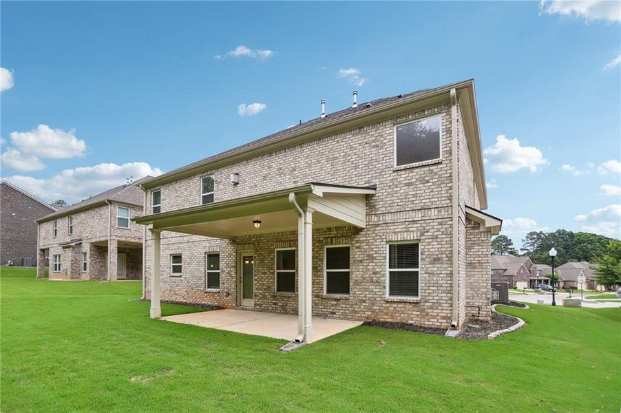 Exterior details and patio area of a home in , McDonough (Image 3).