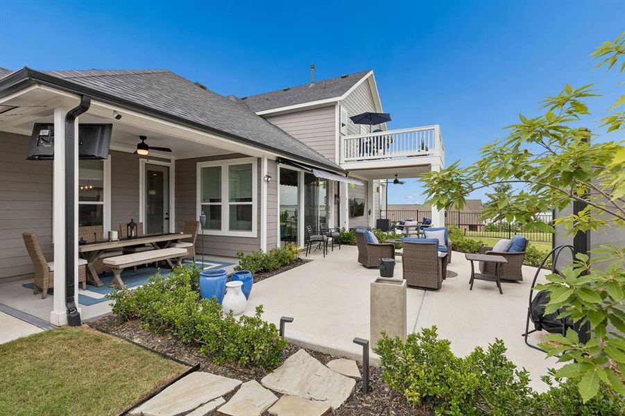 Thoughtfully designed outdoor living spaces and elevated balconies create a distinctive exterior presence while maximizing views and functionality.
