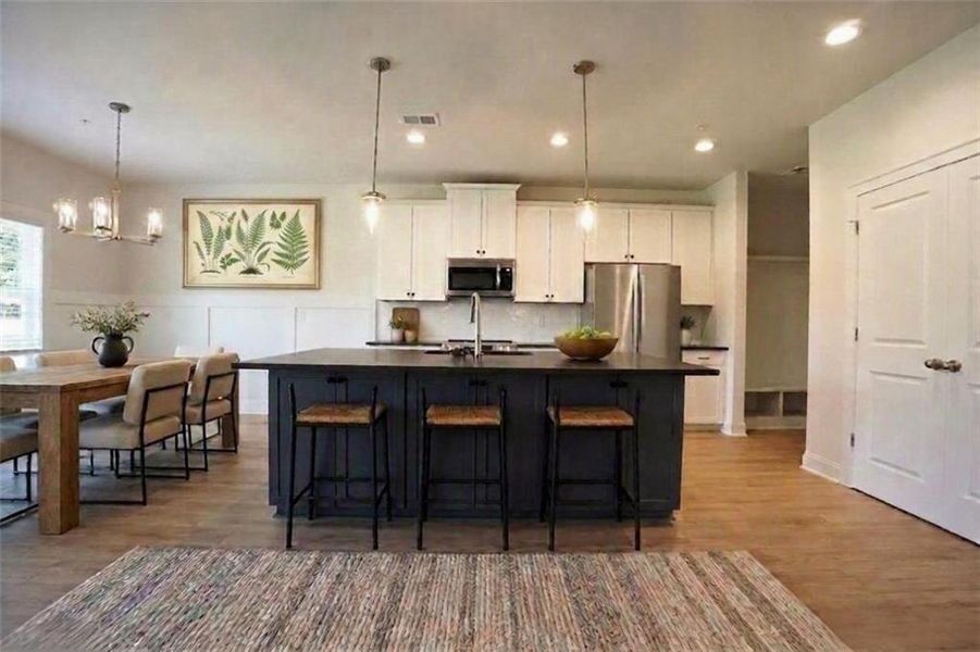 Furnished interior view inside a new home in , Marietta (Image 5).