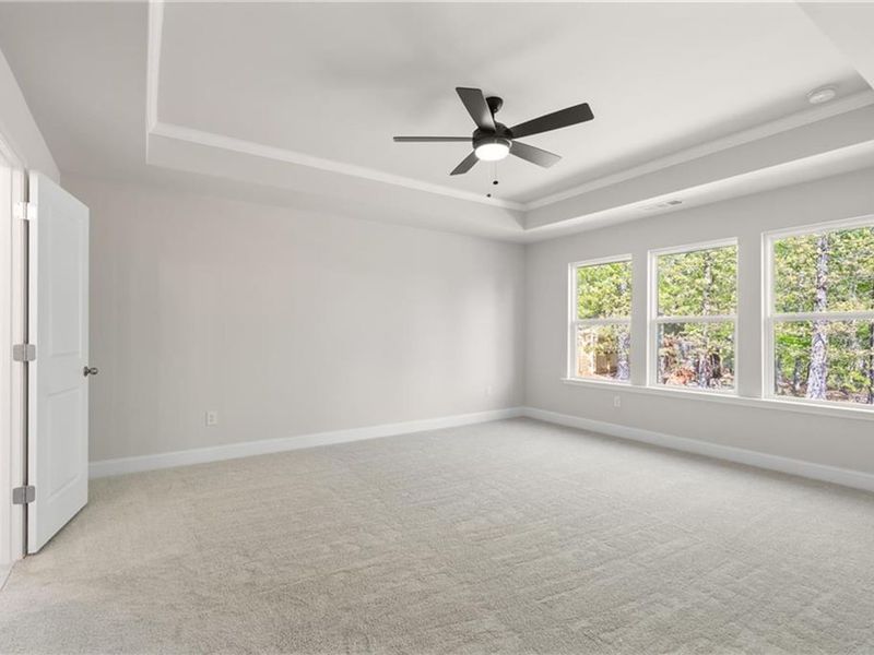 Spacious, unfurnished interior of a new home in Melody Lakeside Estates, Buford (Image 18).