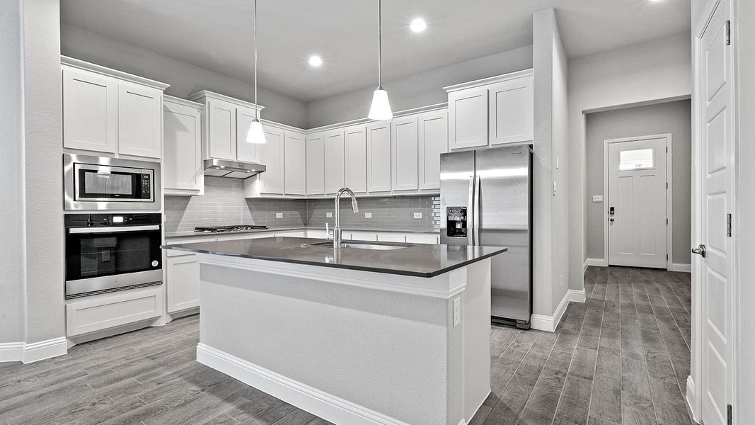Furnished interior view inside a new home in Eagle Creek, Denton (Image 4).
