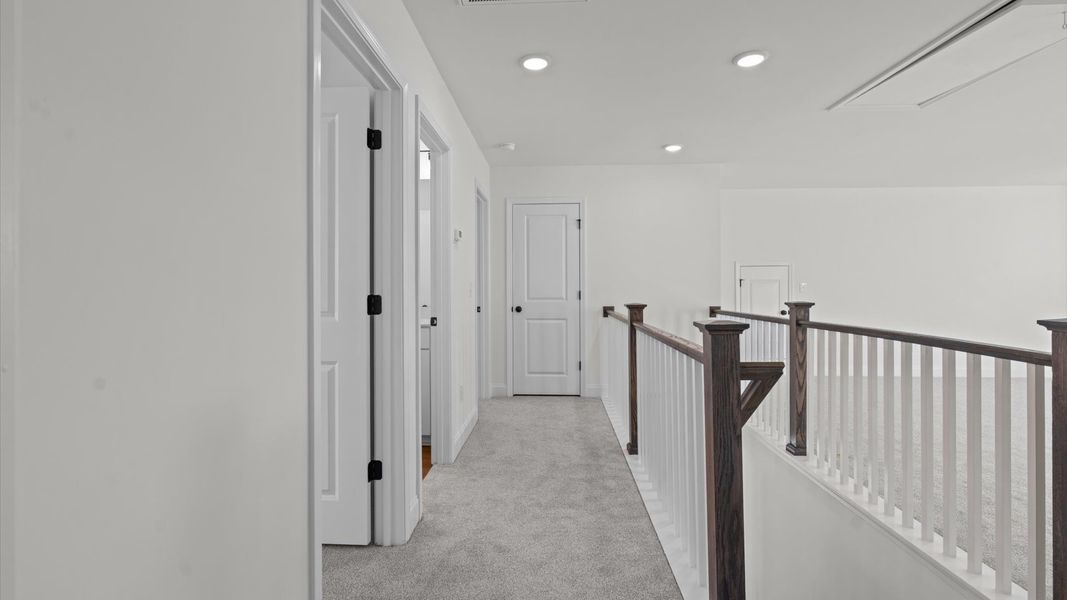 Representative furnished interior of a home built from the Ansley by DRB Homes in Sidney Creek Single Family, Zebulon (Image 52).