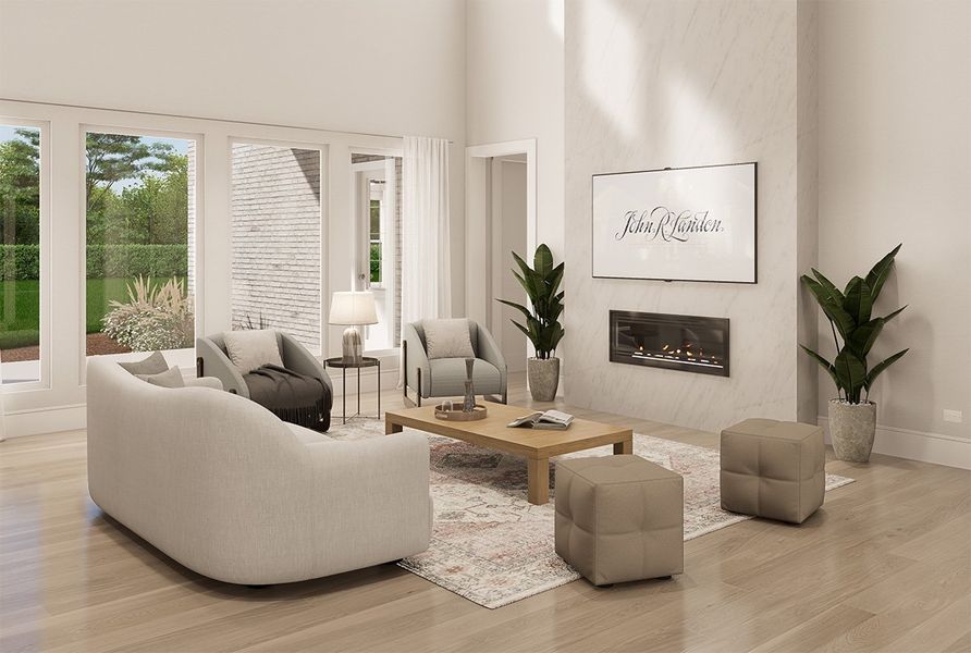 Representative furnished interior of a home built from the Catalina by Landon Homes in Fields - Brookside North, Frisco (Image 7). Representative furnished interior of a home built from the Catalina by Landon Homes in Fields - Brookside North, Frisco (Image 7).