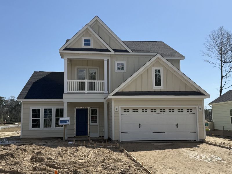 In-progress construction of a new home in Indigo at Abbey Preserve, Wilmington, NC (Image 13). In-progress construction of a new home in Indigo at Abbey Preserve, Wilmington, NC (Image 13).