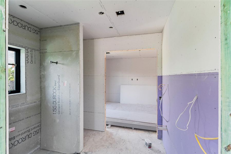 In-progress construction of a new home in , Delray Beach, FL (Image 16).