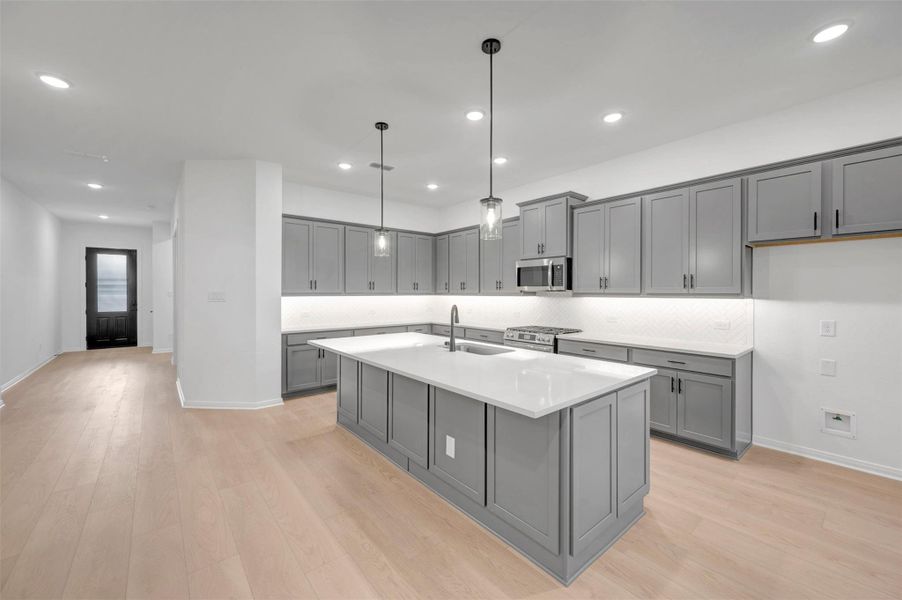 Furnished interior view inside a new home in Oakwood Estates, Waller (Image 13).