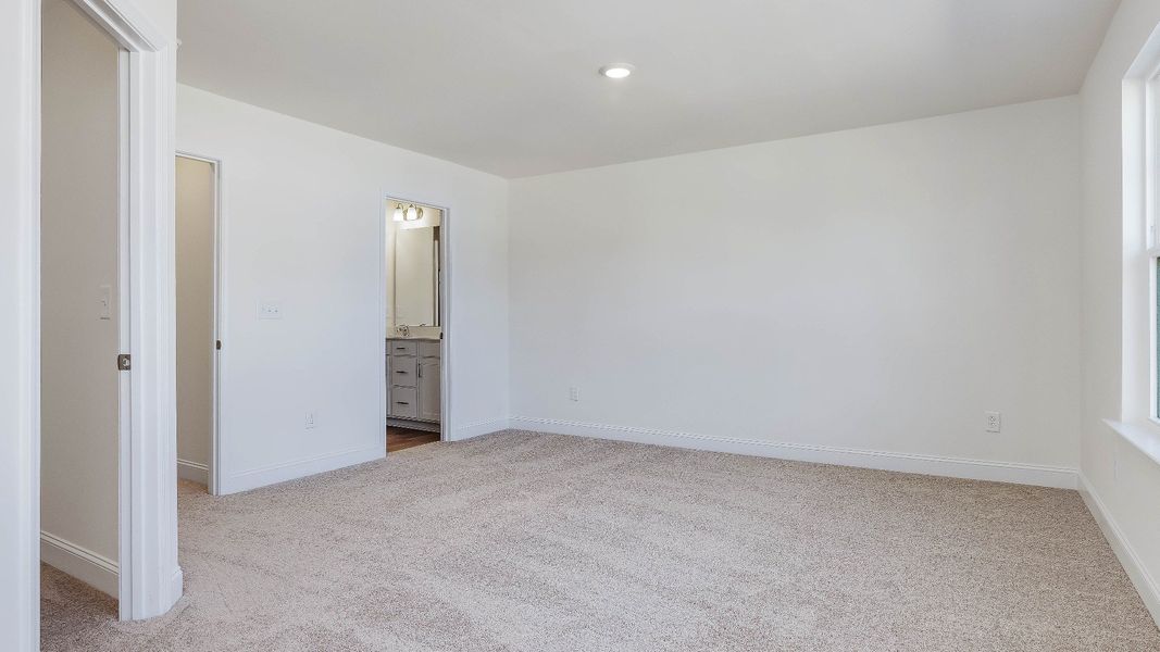 Furnished interior view inside a new home in Battle Bridge, Raleigh (Image 9).