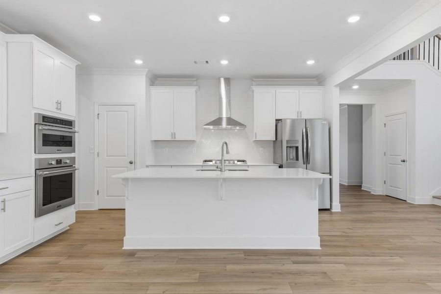Furnished interior view inside a new home in Wellington Estates, Madison (Image 4). Furnished interior view inside a new home in Wellington Estates, Madison (Image 4).