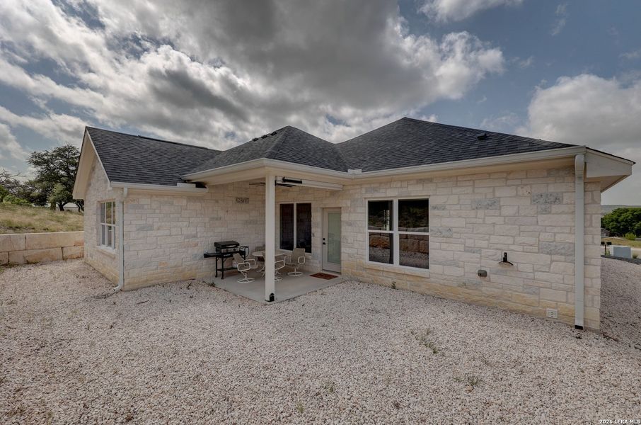 Exterior details and patio area of a home in , Kerrville (Image 3).