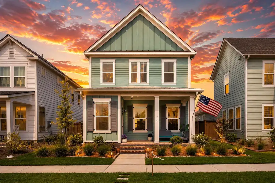 Front exterior of a new home in , Summerville, SC, highlighting curb appeal (Image 1). Front exterior of a new home in , Summerville, SC, highlighting curb appeal (Image 1).