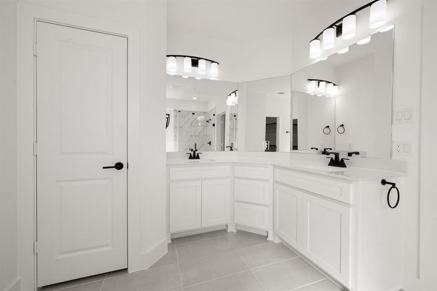 Furnished interior view inside a new home in High Country, Burleson (Image 14).