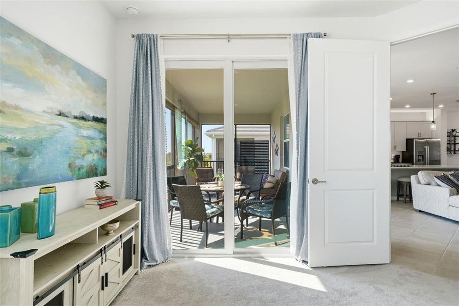 Furnished interior view inside a new home in , Venice (Image 27).