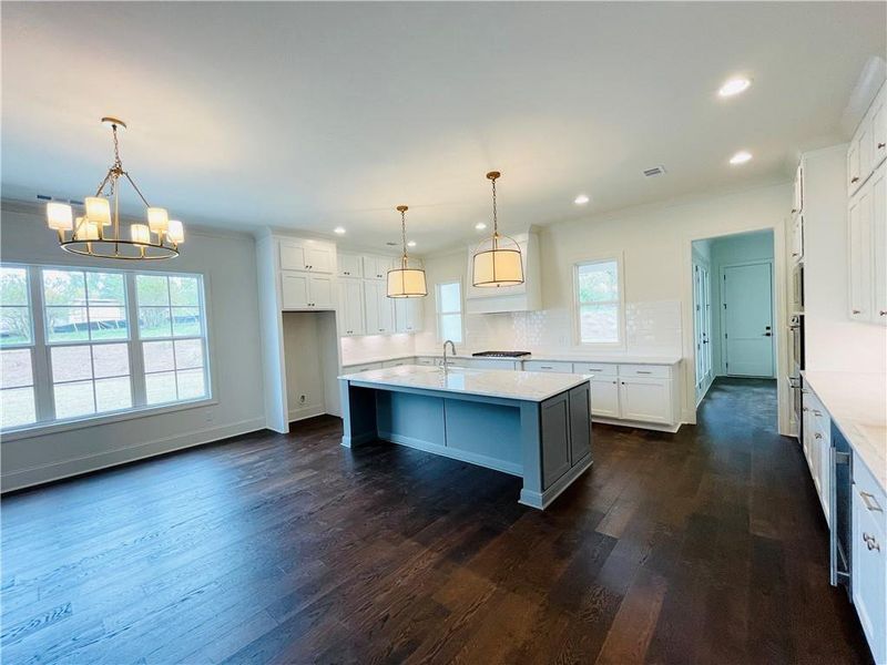 Furnished interior view inside a new home in , Suwanee (Image 13).