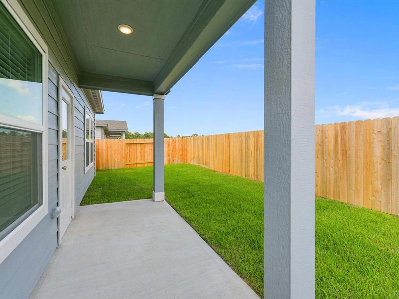 Exterior details and patio area of a home in The Villages at WestPointe, Dayton (Image 4).