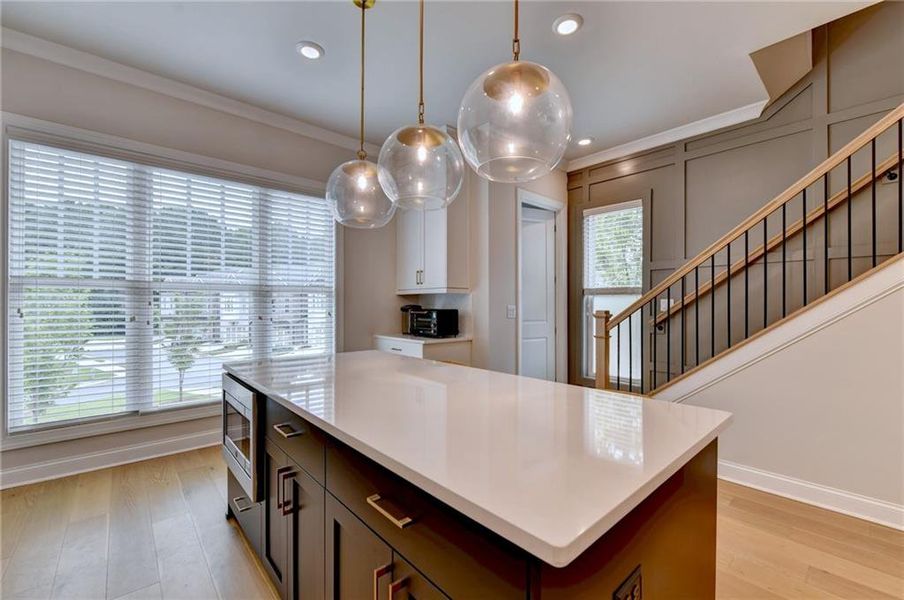 Furnished interior view inside a new home in , Alpharetta (Image 32).