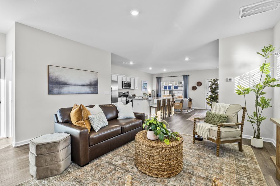 Representative furnished interior of a home built from the Hickory by McGuinn Homes in Greenlawn Village, Columbia (Image 14).
