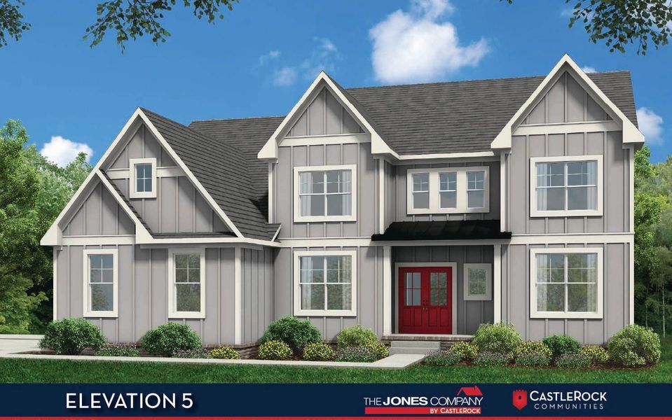 Representative exterior photo of a completed home built from the Hargrove by CastleRock Communities in Belvoir, Fairview, TN (Image 21).