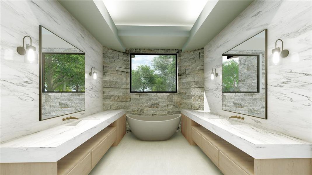 Furnished interior view inside a new home in , Argyle (Image 3).