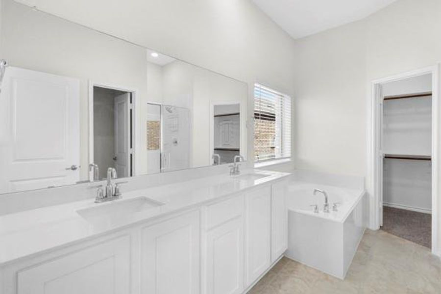 Furnished interior view inside a new home in , Anna (Image 10). Furnished interior view inside a new home in , Anna (Image 10).