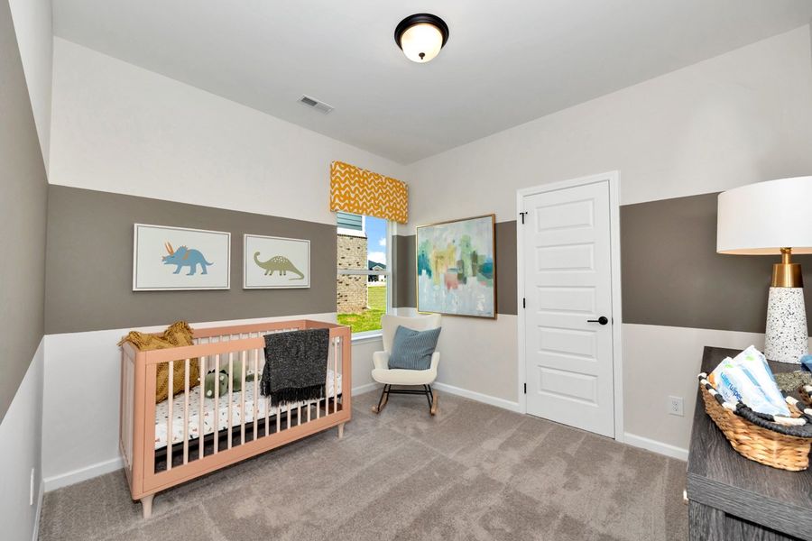 Representative furnished interior of a home built from the The Hampton by Smith Douglas Homes in La Segarra, Brookshire (Image 18).